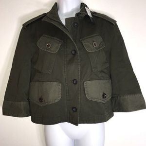 Diesel 5819 Women’s Short Jacket Size S Green